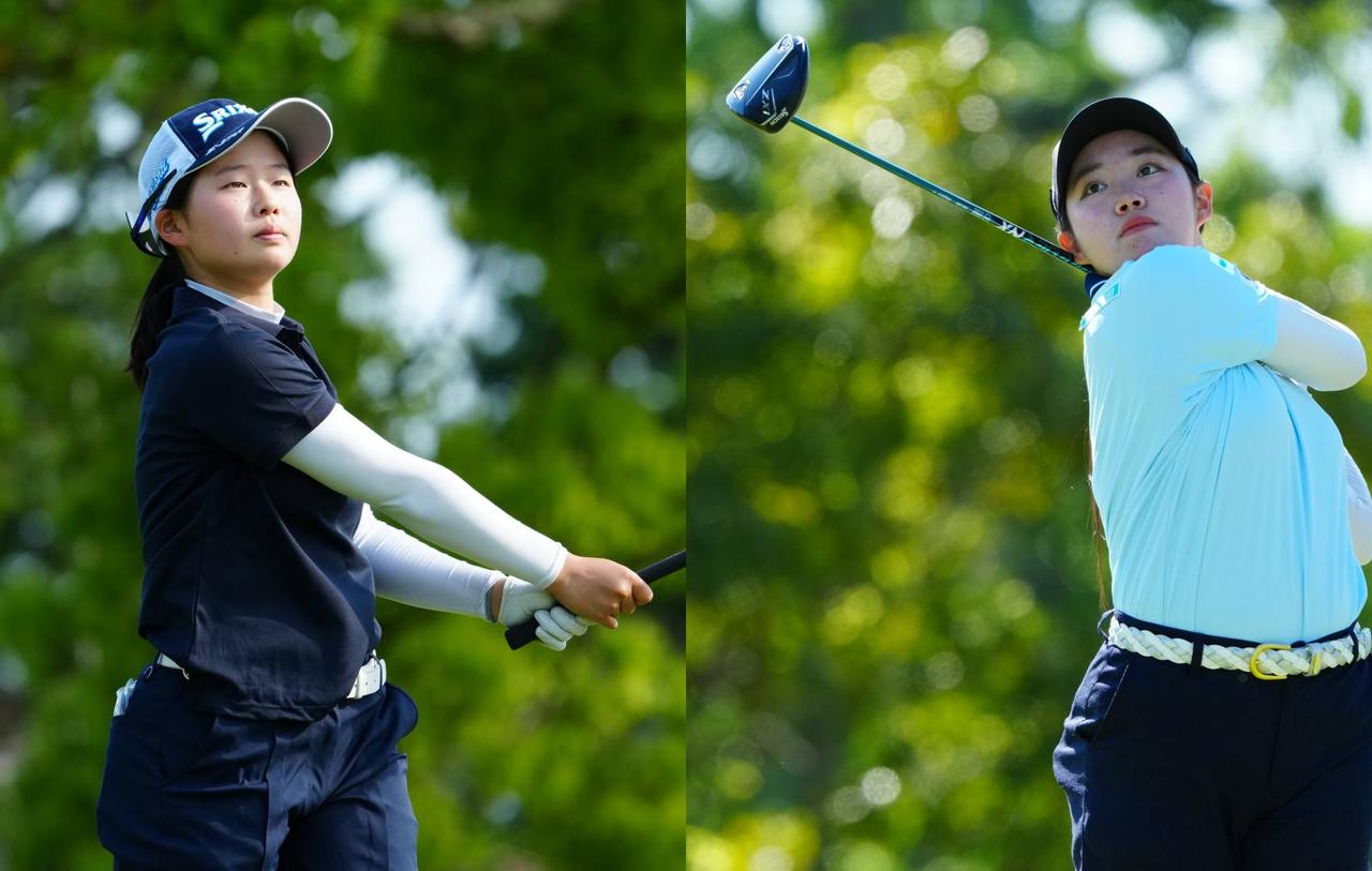 画像: アマチュア全員が予選を通過。写真左から廣吉優梨菜、岩永杏奈（撮影／岡沢裕行）
