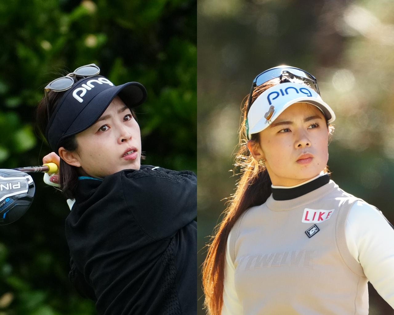 画像: 左／一ノ瀬優希（写真は26年ダイキンオーキッドレディス、撮影／岡沢裕行）右／藤田かれん（写真は25年ファイナルQT、撮影／岡沢裕行）