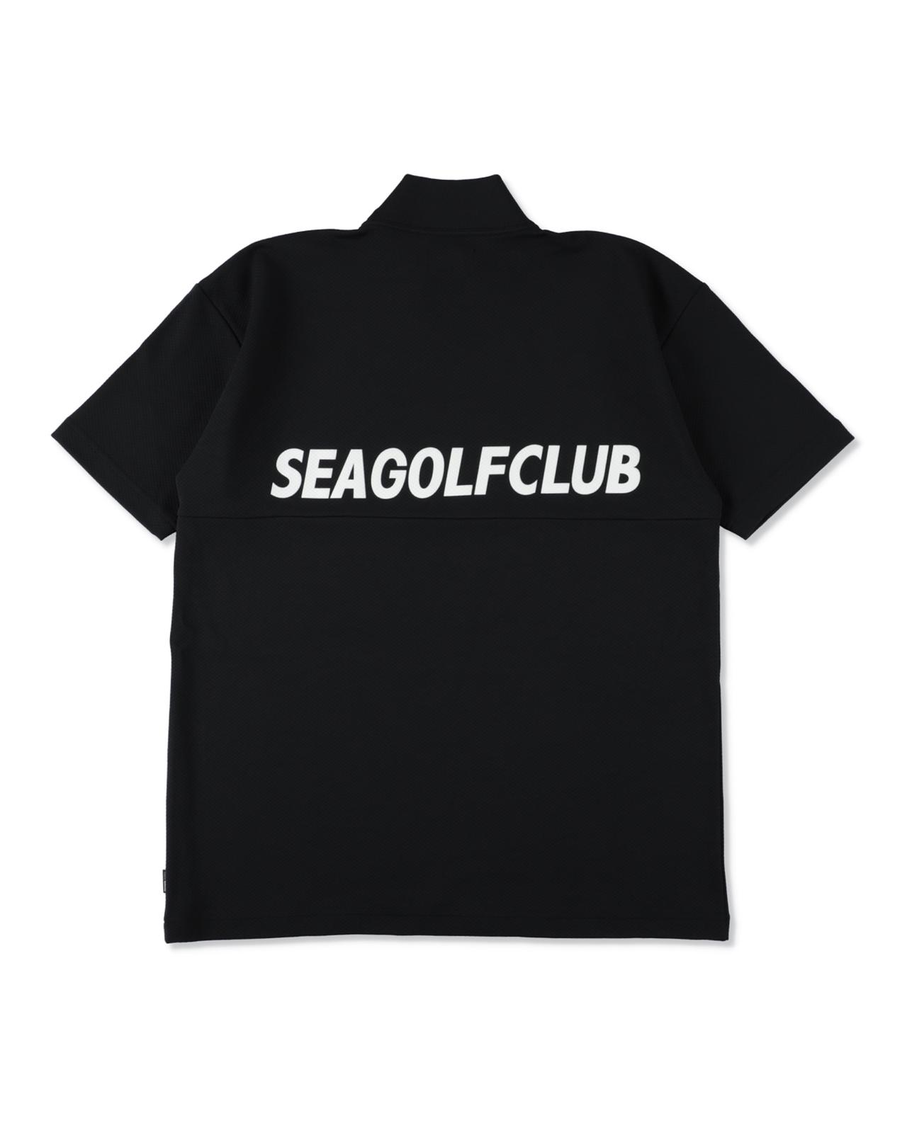 画像 : PANEL MOCK NECK S/S TEE