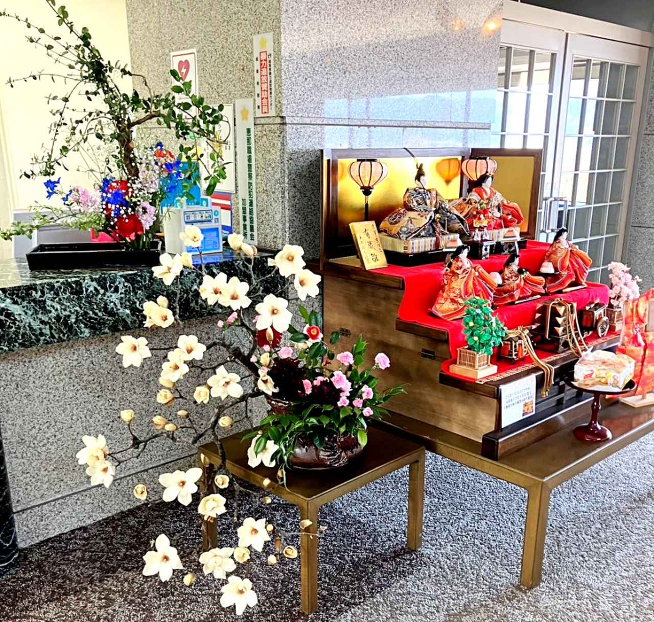 画像: 岐阜県にある明智GCひるかわGでは「千秋流いけばな展」が開催された