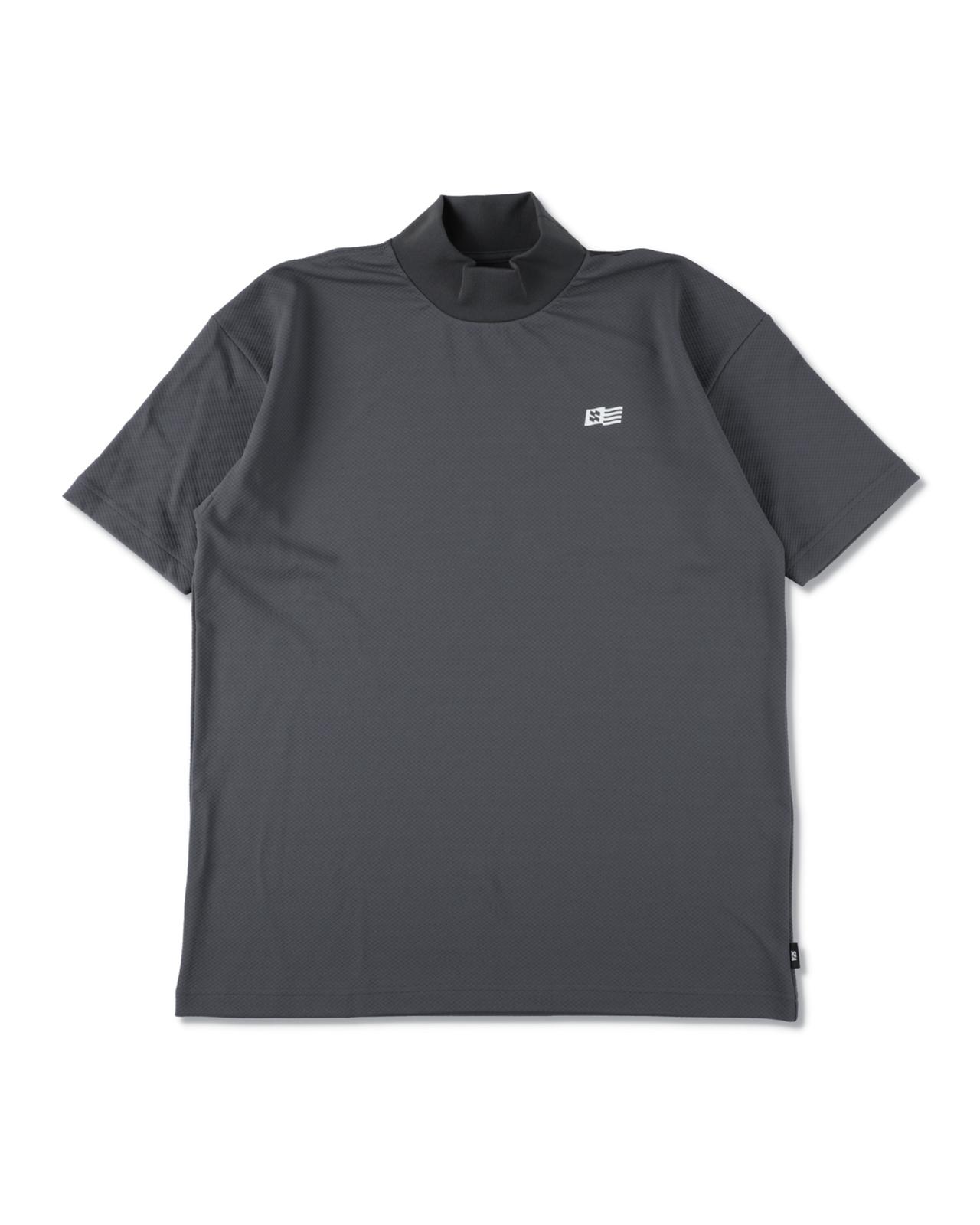 画像 : PANEL MOCK NECK S/S TEE