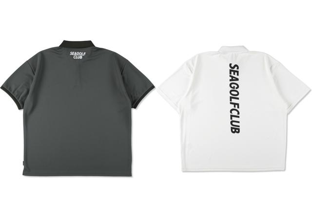 画像: POLO SHIRT S/S TEE(左)/カラー:BLACK、OLIVE、WHITE、BLUE サイズ:S、M、L、XL 価格:1万5400円 POLO SHIRT BIG LOGO S/S TEE(右)/カラー:BLACK、C_GRAY、WHITE サイズ:S、M、L、XL 価格:1万6500円