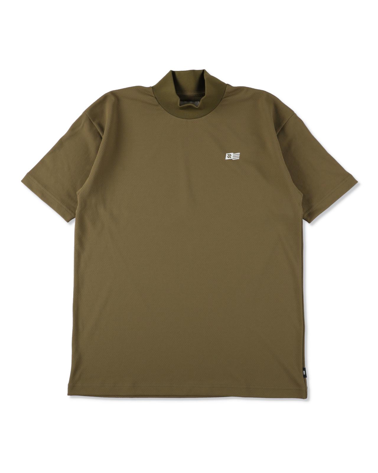 画像 : PANEL MOCK NECK S/S TEE