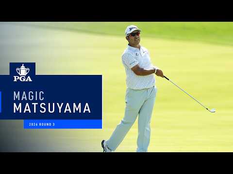 画像1: MAGIC Matsuyama Makes Amazing Eagle | 2026 PGA Championship | Round 3 www.youtube.com