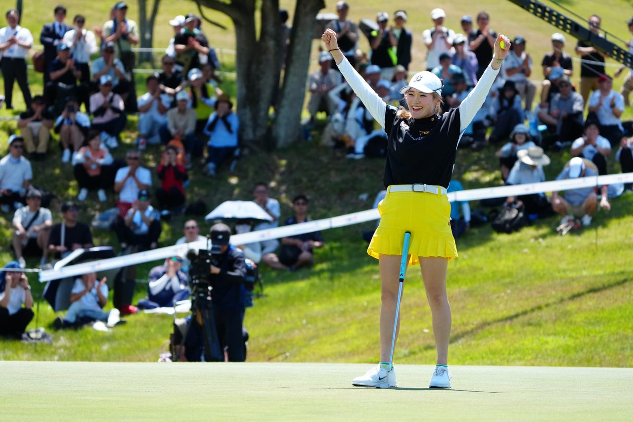 画像: ショット力に加えてアプローチ、パット、マネジメントと成長し約1年半ぶりの優勝を飾った桑木志帆