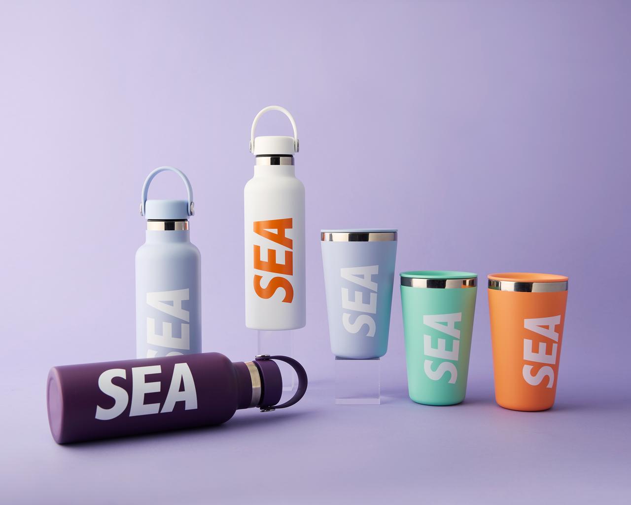 画像: SEA 18 oz Standard Mouth/価格:7150円、カラー:BLACK、WHITE、ORANGE、SURF、GREEN、PURPLE SEA 16 oz All Around Tumbler/価格:5500円、カラー:BLACK、WHITE、ORANGE、SURF、GREEN、PURPLE