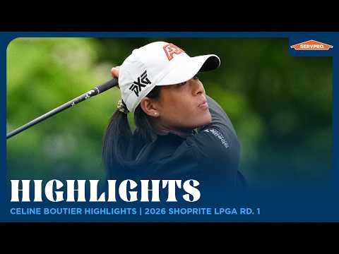 画像: Celine Boutier Highlights | 2026 ShopRite LPGA Round 1 youtu.be