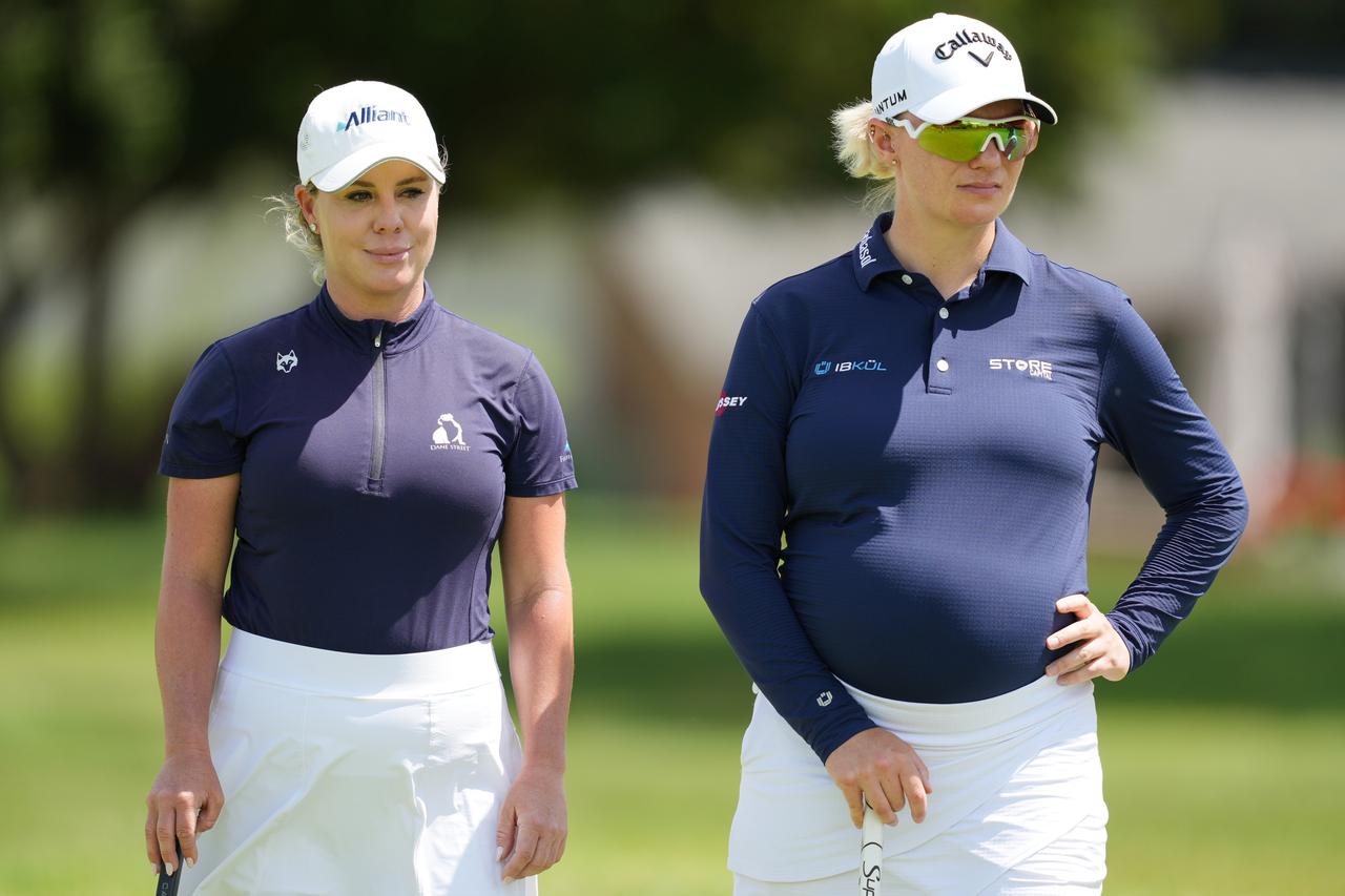 画像: LPGA唯一ペア戦「ダウ選手権」を親友であるダニ・ホルムクイスト（左）と組んだマデリン・サグストロム（右）