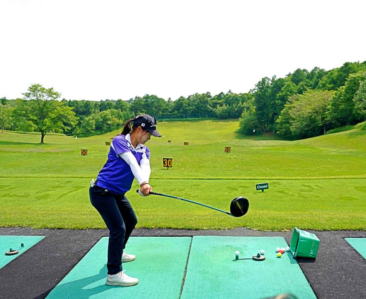 画像 : 2番目の画像 - 【写真】小さな飛ばし屋・片岡彩実里のドライバーショット連続写真 - みんなのゴルフダイジェスト