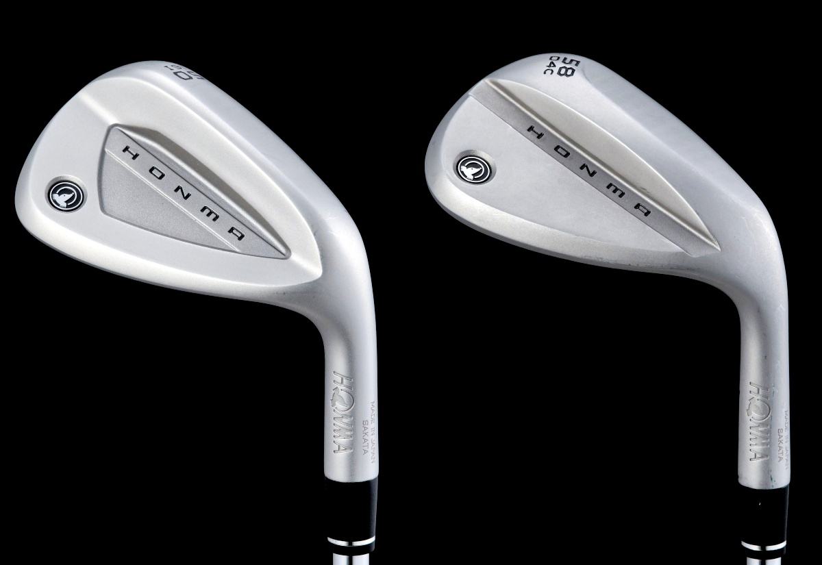 画像: HONMA WEDGE ノーメッキ（46～52度／左）、HONMA WEDGE ノーメッキ（54～62度／右）