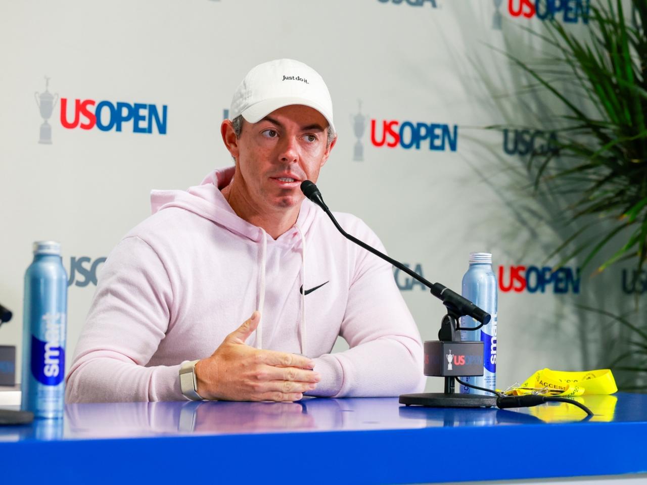 画像: 全米オープンの大会前会見で2シリーズ制に対して言及したローリー・マキロイ(写真/USGA)
