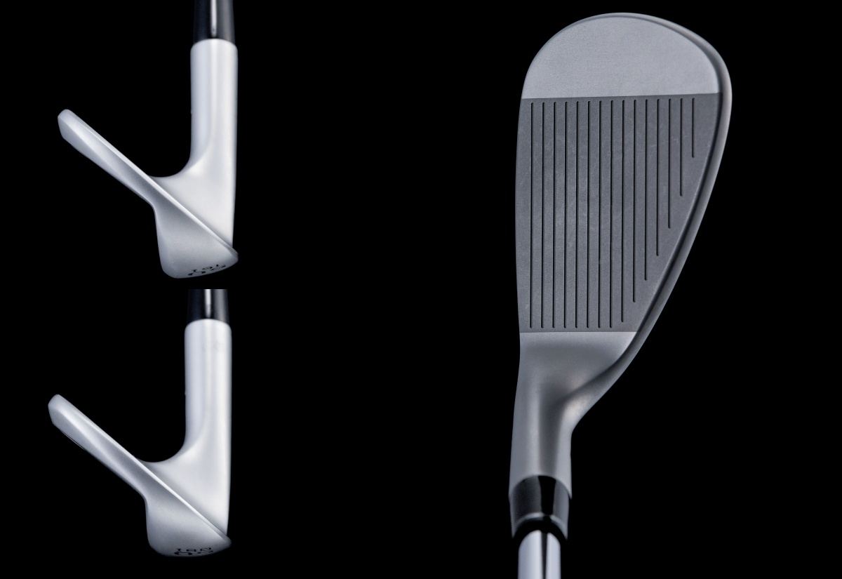 画像: HONMA WEDGE ノーメッキ 50度。50度16Iソール（上）、50度08Iソール（下）