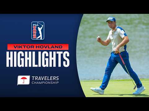 画像: Impressive 9-under round for Viktor Hovland on Friday | Round 2 | Travelers Championship | 2026 www.youtube.com