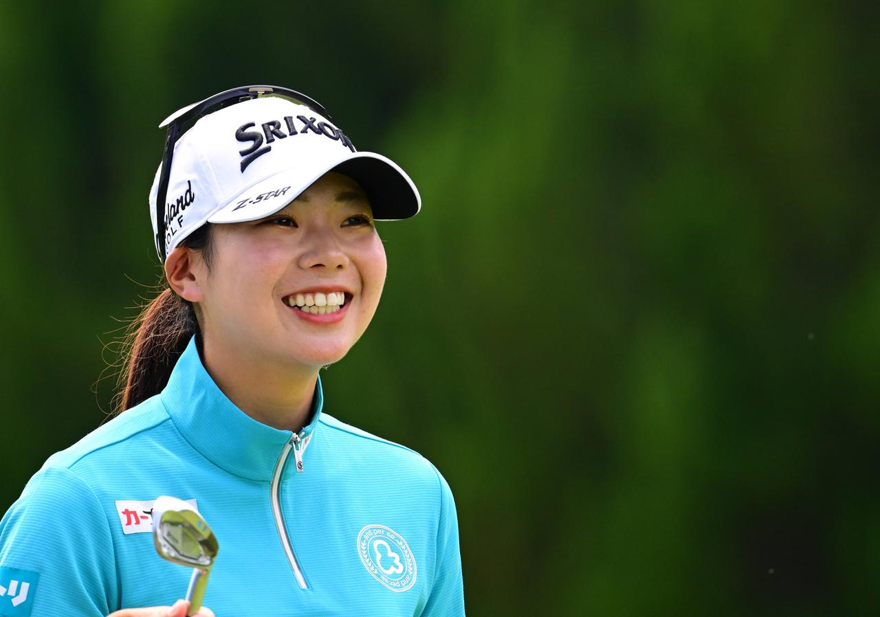 画像: 現在賞金ランキング1位の菅楓華(写真はサントリーレディスオープン3日目・撮影/有原裕晶)