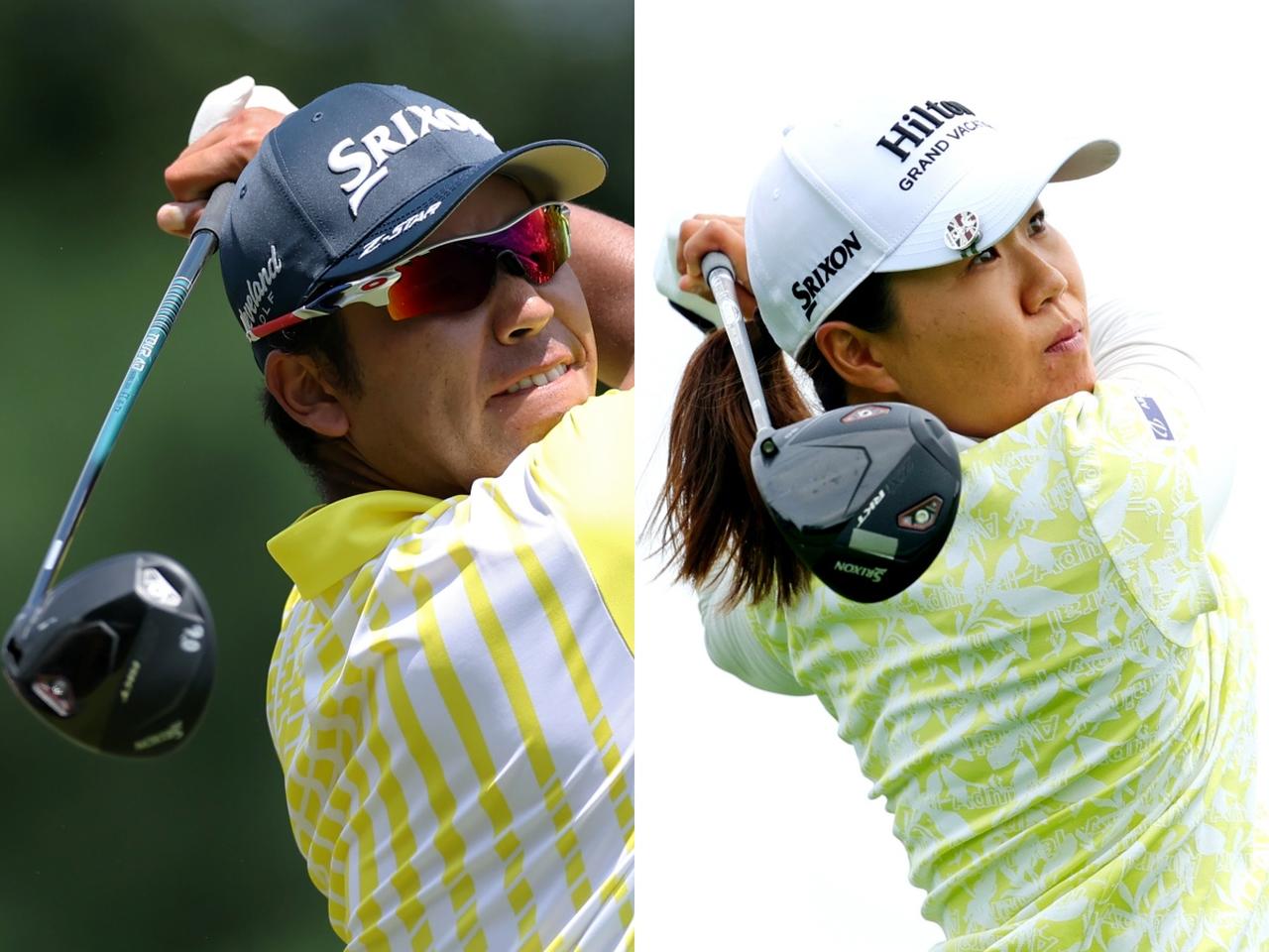 画像: スリクソンの未発表モデルを投入した、松山英樹と畑岡奈紗