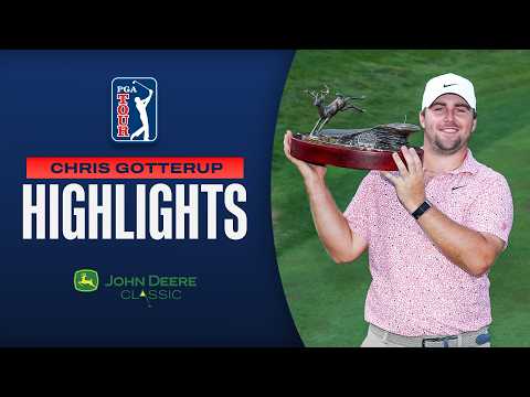 画像: Chris Gotterup shoots EPIC 62 for comeback win | Round 4 | John Deere Classic | 2026 www.youtube.com