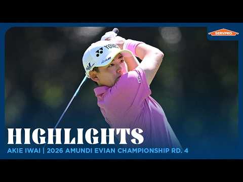 画像: Akie Iwai Highlights | 2026 Amundi Evian Championship Rd. 4 www.youtube.com