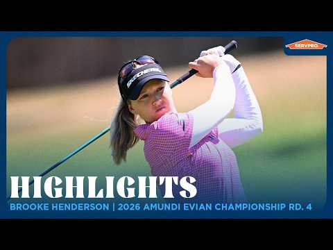 画像: Brooke Henderson Highlights | 2026 Amundi Evian Championship Rd. 4 www.youtube.com