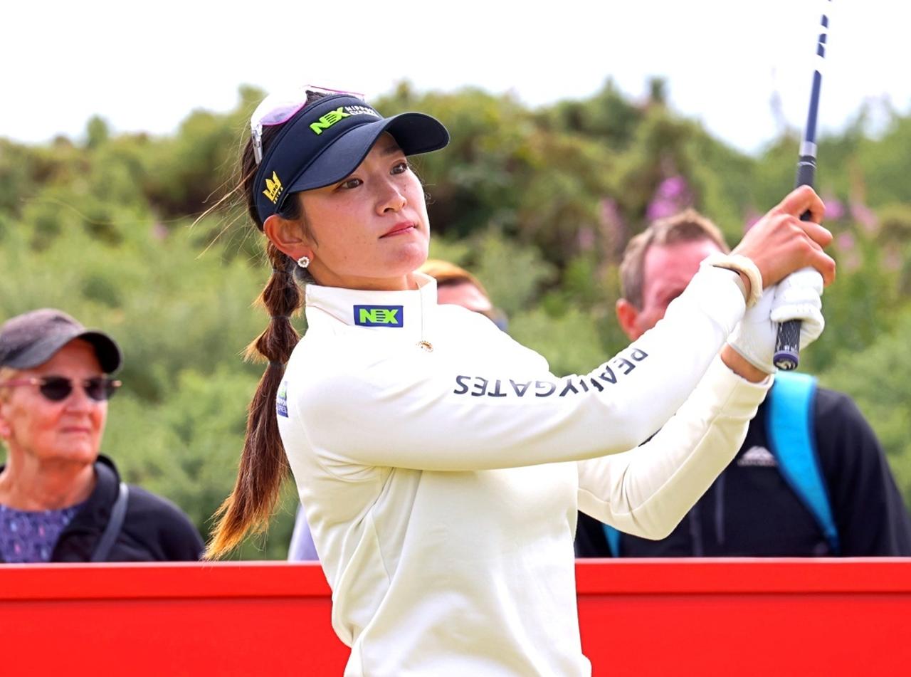 画像: 山下美夢有と並んで5位スタートの原英莉花(写真/大会提供)