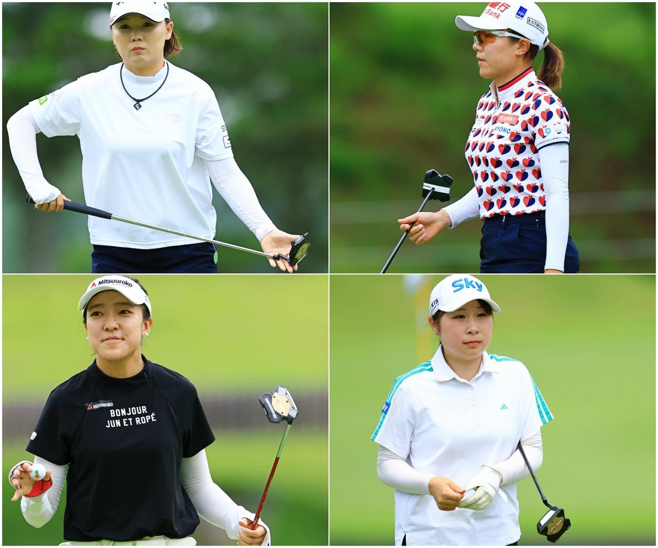 画像: イ・ナリ（左上）、サイ・ペイイン（右上）、エイミー・コガ（左下）、荒木優奈（右下）
