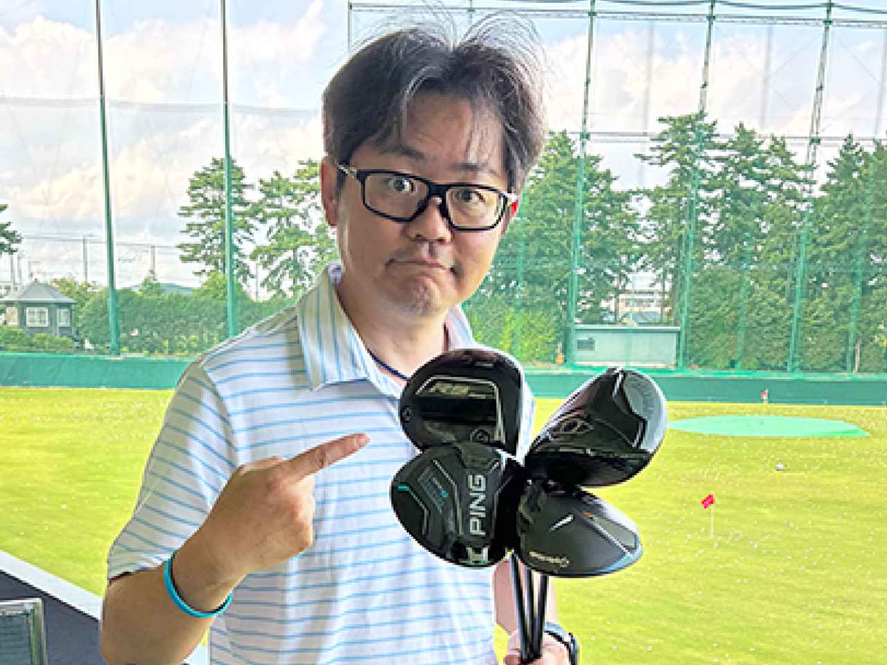 画像: 試打者/小倉勇人氏:練習場「ユニオンGC」内「リル ガレージ」店長兼フィッター(ドライバーHS:41〜42m/s)