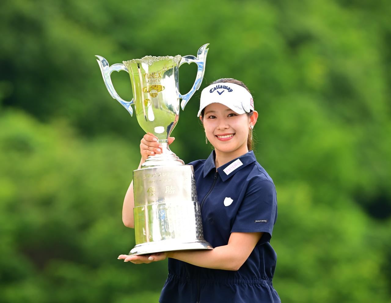 画像: 吉田鈴は13戦目「ヨネックスレディス」で待望のツアー初優勝を飾った(撮影/有原裕晶)
