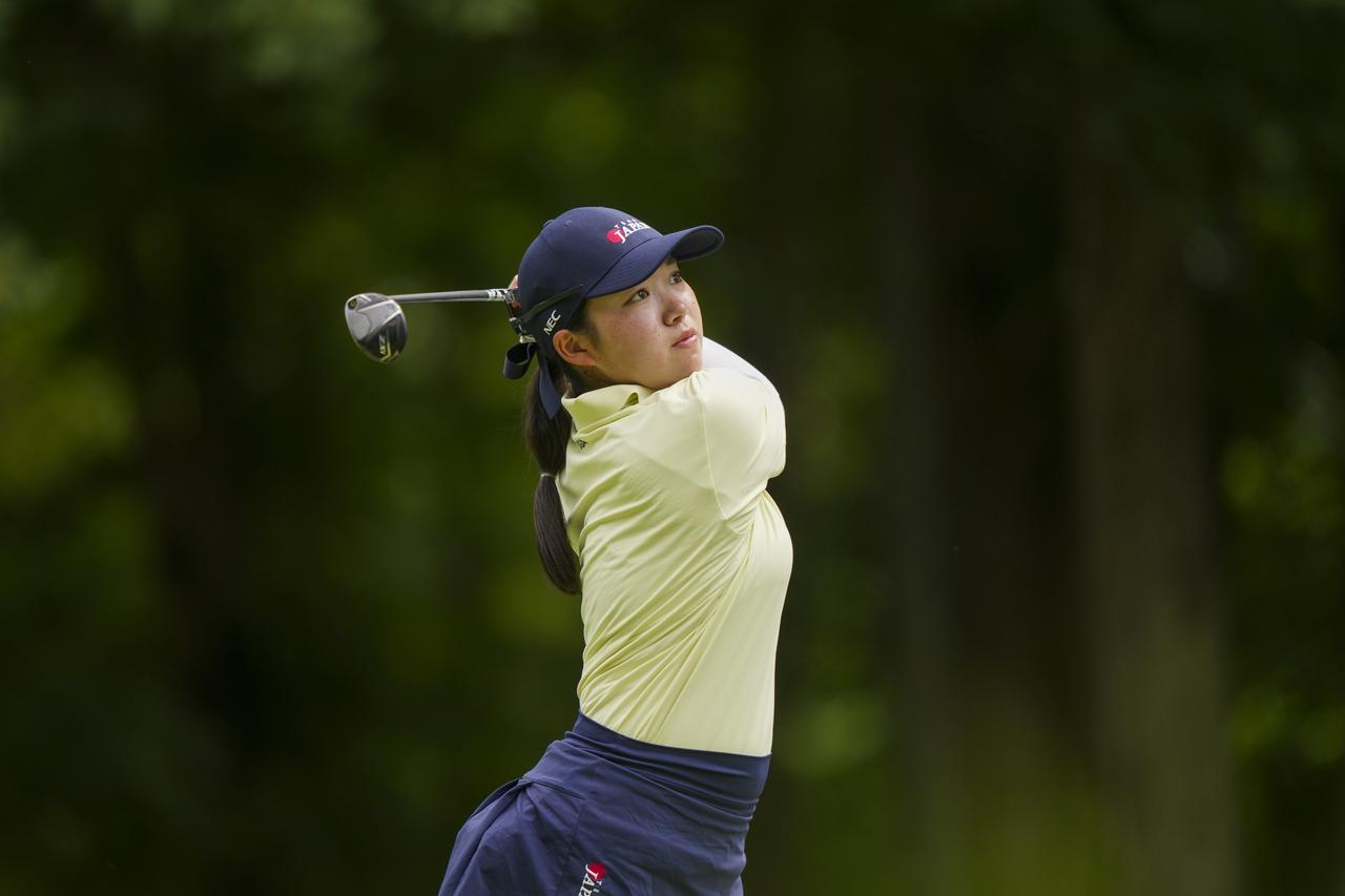 画像: 初日5アンダーで2位に2打差のトップスタートを切った岩永杏奈(写真/USGA提供)