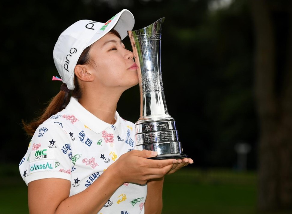 画像: 2019年にAIG女子オープンで優勝した渋野(写真/Getty Images)