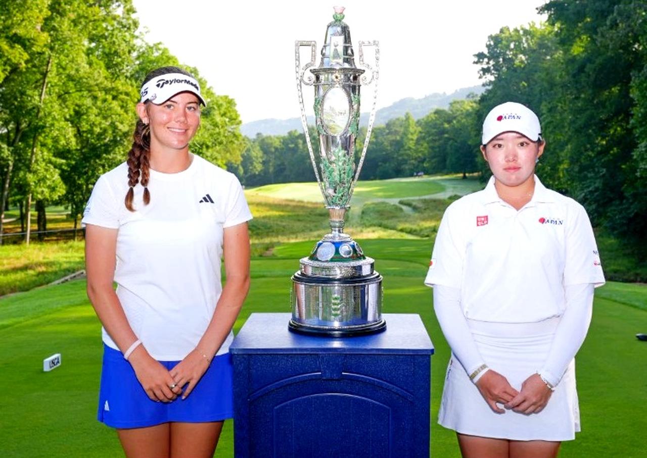画像: 優勝したアスタリスク・タリーと準優勝の岩永杏奈(写真/USGA)