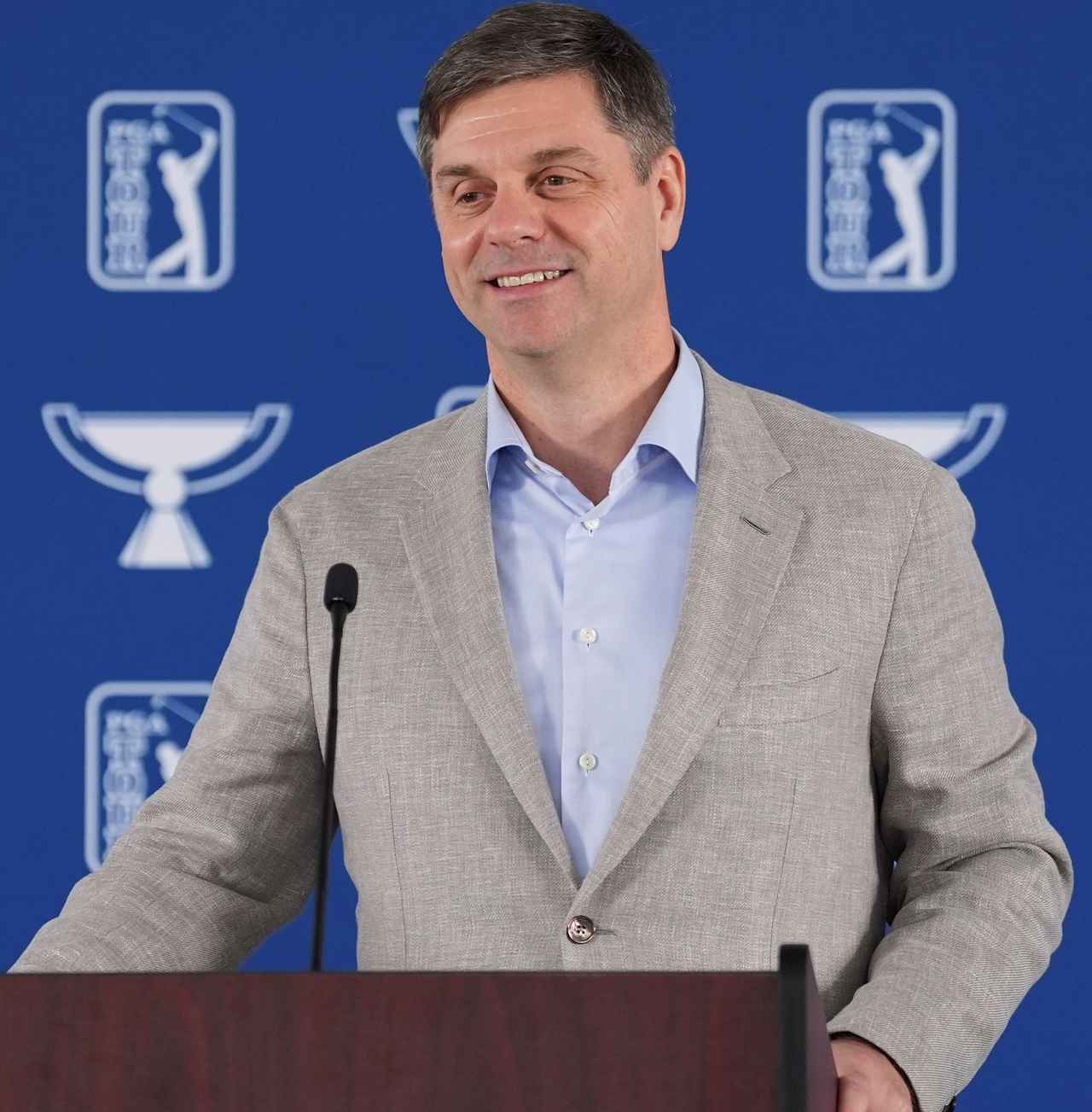 画像: PGAツアーCEOのブライアン・ロラップは、実力主義に基づくことで、現在のシステムより「明確」になり、トッププレーヤーが「常に競い合う」新たな競技モデルとなることを強調した