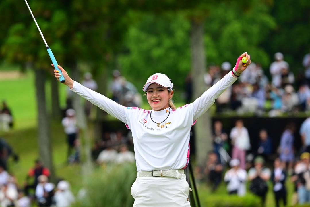 画像: 現段階でランキングトップの桑木、年間女王に向けて意気込む（撮影／有原裕晶）