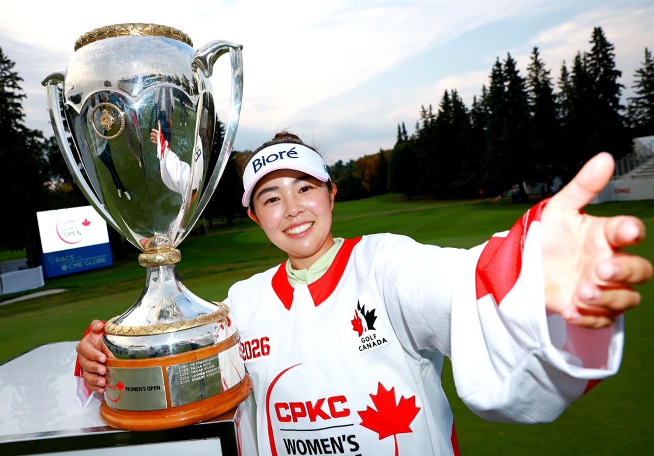 画像: カナダ開催の「CPKC女子オープン」で米女子ツアー4勝目を挙げた山下美夢有(PHOTO/Getty Images)