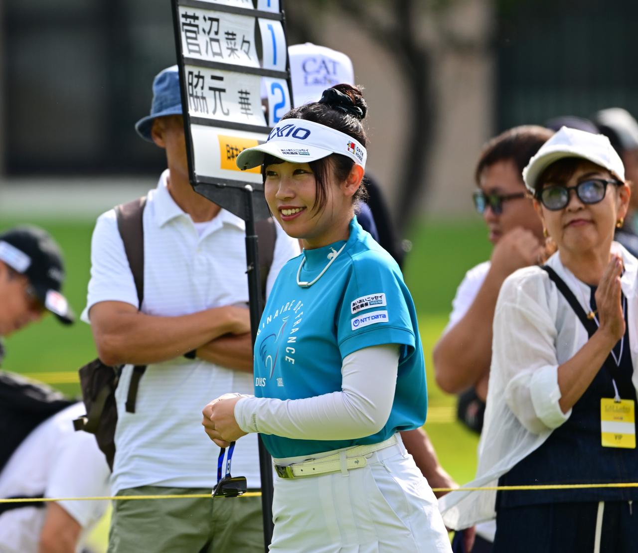 画像: 2日目を1オーバー61位タイからスタートした菅沼。この日は6つスコアを伸ばし、通算5アンダー、12位タイでフィニッシュ。最終日も5バーディ1ボギーと追い上げ、通算9アンダーで6位タイに入った（撮影／有原裕晶）