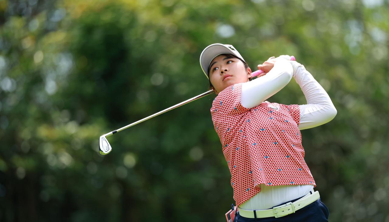 画像: 廣吉優梨菜(福岡第一高2年)が目標の選手。人柄やプレーの仕方が好きで同じコーチに習うようになった。目的意識が高いのだ
