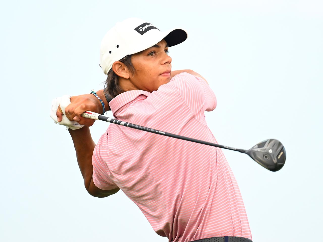 画像: テーラーメイドとNIL契約を結んだチャーリー・ウッズ(写真/2026年のJunior PGA Championship)