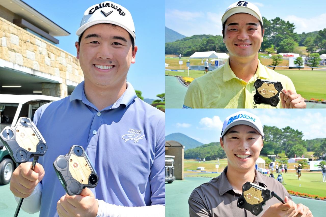 画像: 左:竹原佳吾 右上:内山遥人 右下:服部雅也