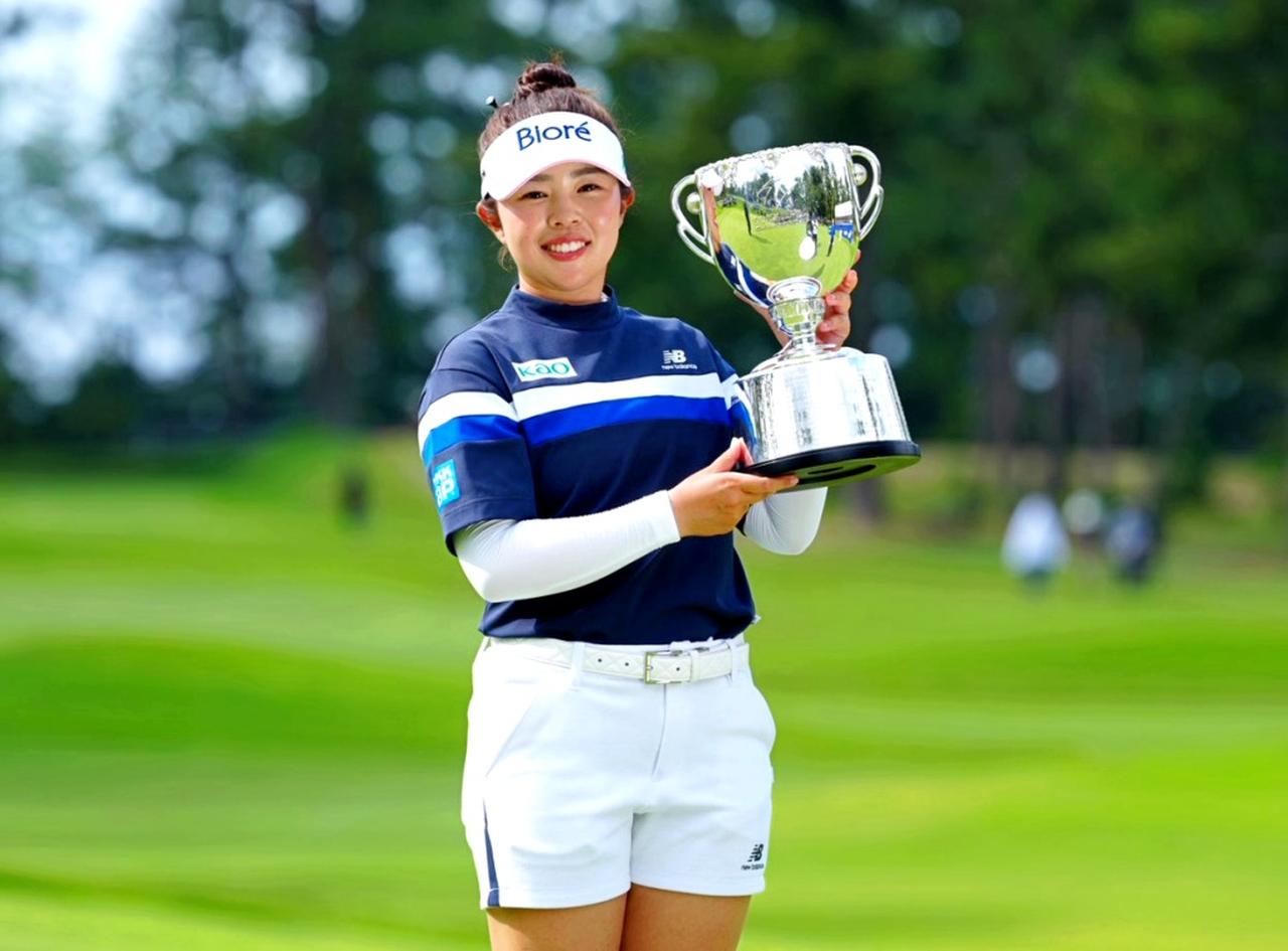 画像: 日本女子プロ選手権を制し、初の日本タイトルを手にした山下美夢有(撮影/岡沢裕行)