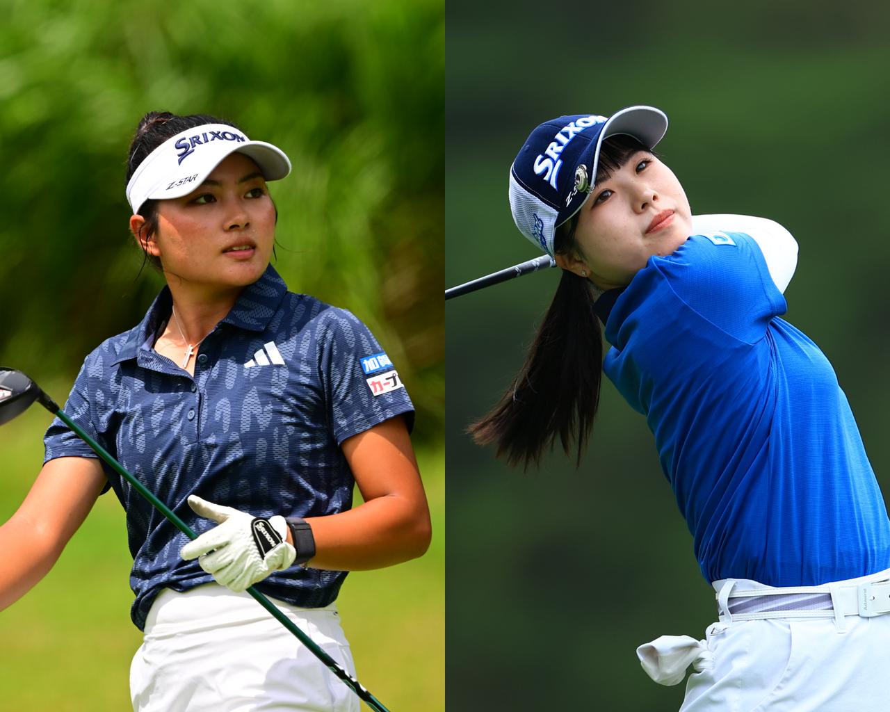画像: 先週開催された公式戦「ソニー 日本女子プロゴルフ選手権大会」でポイントを稼いだ尾関彩美悠(右)と吉﨑マーナ(左)は、見事第2回リランキング突破ラインを超えた