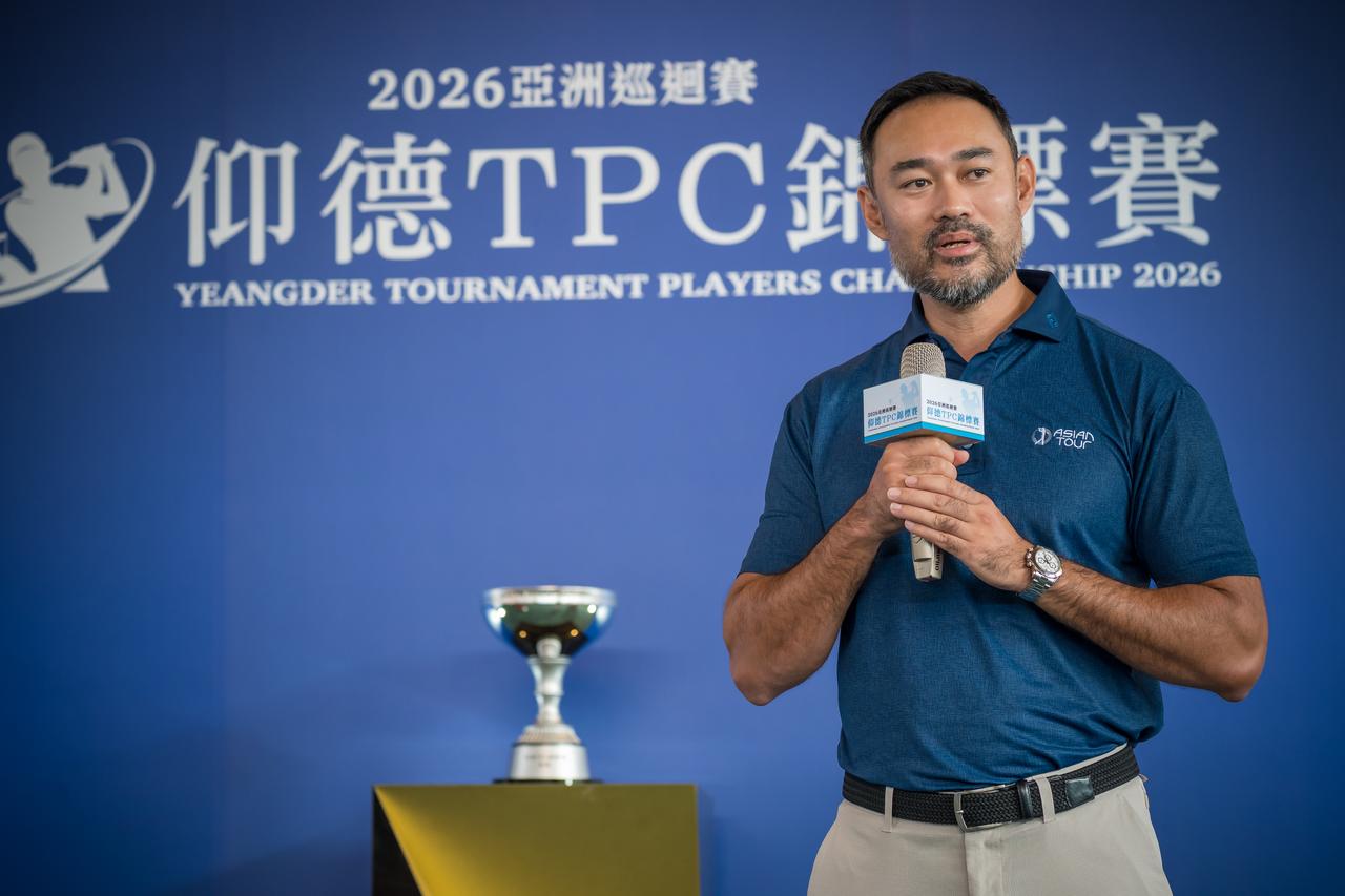 画像: アジアンツアー「Yeangder TPC」の会場に訪れたチョー・ミン・タンCEO(アジアンツアー提供)