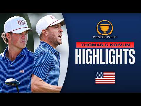 画像: Jackson Koivun & Justin Thomas's Fiery Presidents Cup Start | Day 1 Highlights | 2026 www.youtube.com