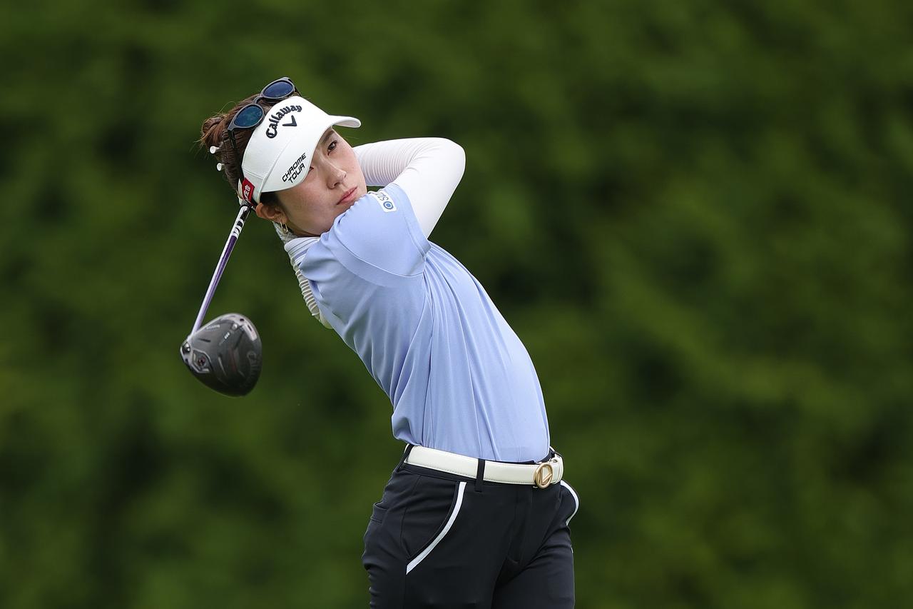画像: 2日目も単独首位をキープした西村優菜(写真/LPGA & Getty Images)