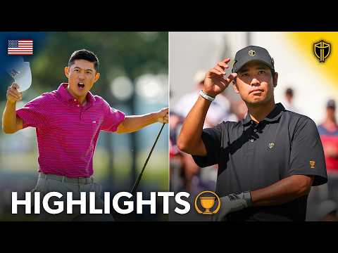 画像: Collin Morikawa vs. Hideki Matsuyama | Day 4 Singles Highlights | Presidents Cup | 2026 www.youtube.com