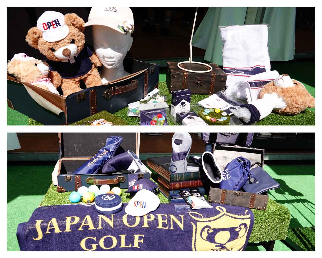 画像: 日本のツアーよりラフな印象がある海外ツアー。メジャー大会を彷彿とさせるグッズも販売されていた