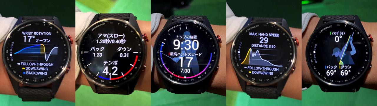 画像: レフティでもすべての項目が計測可能、スクリーンショットもできる