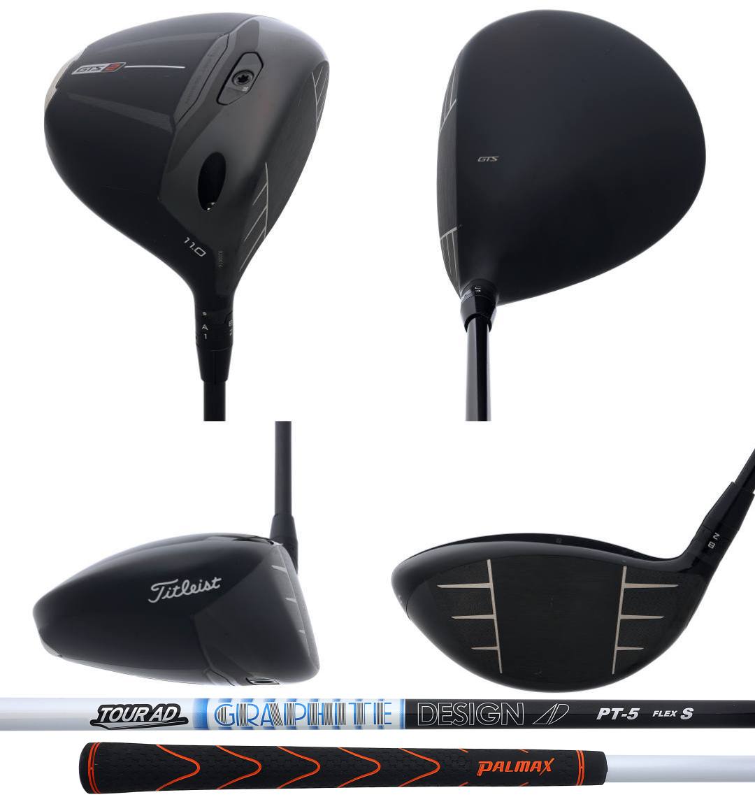 画像: (画像:「GTS2(11度)」、シャフトは「ツアーAD PT(5S)」 ※プロはクラブを替える頻度が高いため、バランスは一般的なD2程度で試打(グリップは同ブランドを用意)