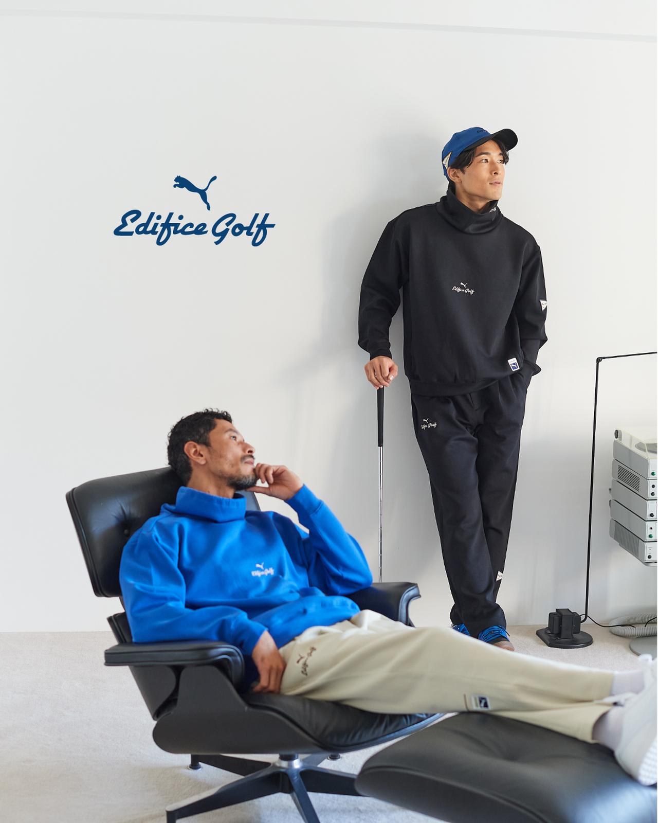 画像 : 2番目の画像 - 【PUMA GOLF × ÉDIFICE GOLF コレクション第2弾 モデルカット】 - みんなのゴルフダイジェスト