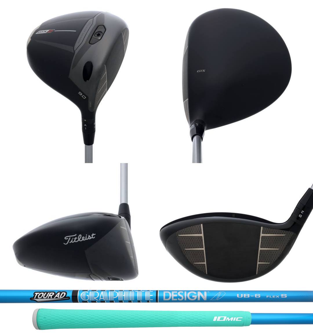 画像: (画像:「GTS2(9度)」、シャフトは「ツアーAD UB(6S)」 ※プロはクラブを替える頻度が高いため、バランスは一般的なD2程度で試打(グリップは同ブランドを用意)