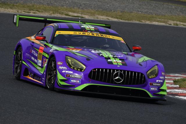 画像: わかる人にはすぐわかる…No.111 エヴァRT初号機 Rnーs AMG GTもさりげなく派手。