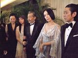 画像: 上映会場での一行