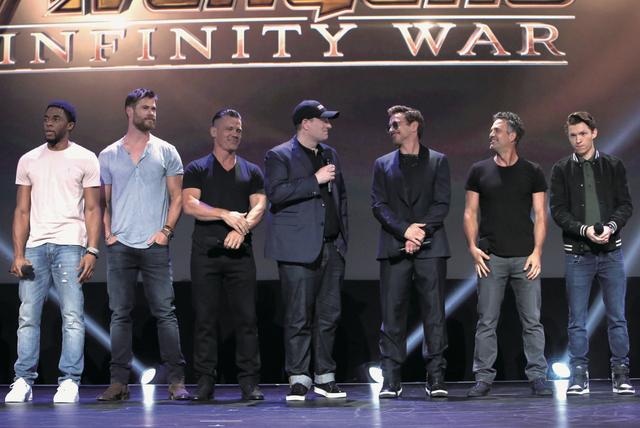 画像: ファン・イベントにやってきた『アベンジャーズ/インフィニティ・ウォー』のキャスト Photos by Getty Images